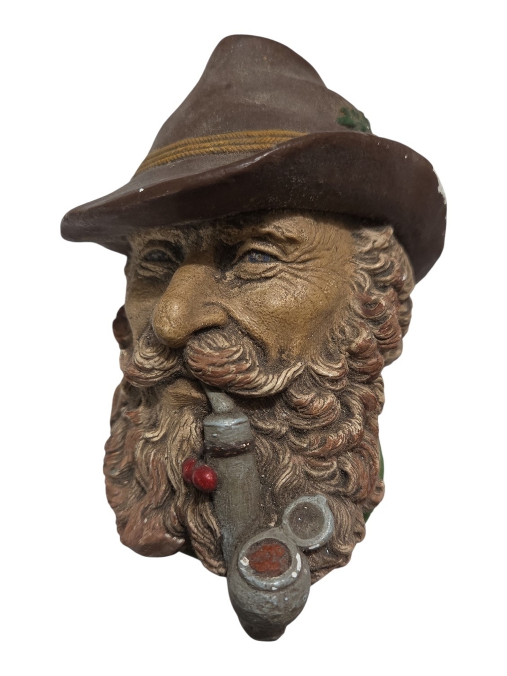 Bossons Chalkware Wall Head – Tyrolean – Congleton England Vintage